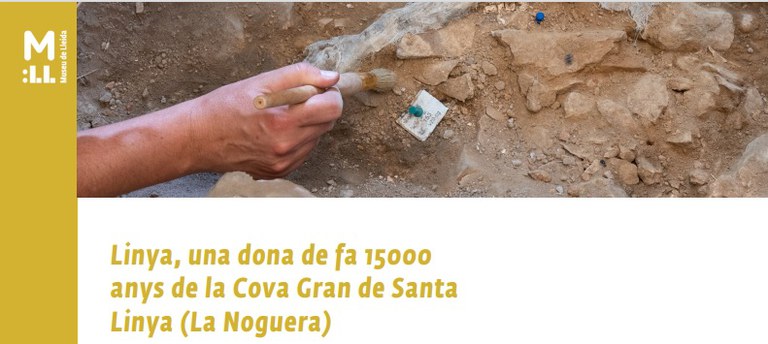 CONFERENCIA · "LINYA, UNA DONA DE FA 15.000 ANYS DE LA COVA GRAN DE STA. LINYA"